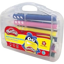 Nacario Play-Doh 12 Renk Üçgen Keçeli Kalem Pvc