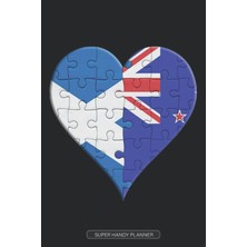 Nacario Planner: Scottish New Zealander Flag United Heart Jigsaw Puzzle Flags Of Scotland New Zealand