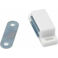 Nacario Beyaz Mıknatıslı Sineklik Çıt Çıt, 4.5 Cm, 5 Adet