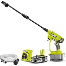 Nacario Ryobi One+ 18V 3'ü 1 Arada Nozul Orta Basınçlı Yıkayıcı Pil 2,5 Ah Pil ve Şarj Cihazı RY18PW22A-125