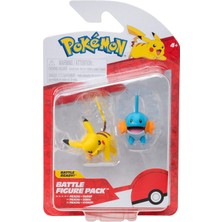 Nacario Pokémon Battle Figürleri Paketi: Pikachu ve Hydropi, 2 Detaylı Figür
