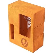 Nacario Gamegenic Arkham Horror Investigator Deck Tome - Arkham Korku Için Premium Güverte Kutusu: Kart Oyunu, Tam Araştırmacı Güverte Tutar, Arayıcı - Turuncu Renk, Made