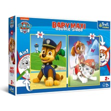 Nacario Trefl 43003 4'ü 1 Arada: 2X10 Büyük Parçalar Arkada Iki Boyama Kitabı, Psi Karakterli Renkli Bulmacalar, 2 Yaşından Büyük Çocuklar Için Eğlence Primo, Paw Patrol Ekibi