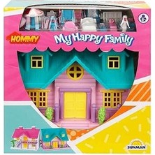Nacario Sunman Ev Oyun Seti My Happy Family Villa 2 Figür 18 Parça 2A