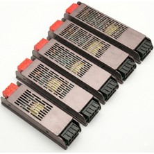 Nacario 12V Premium Gold Serisi Ultra Slim Sessiz LED Trafosu – Cata Metal Kasa, Fansız Tasarım, Klemensli Şerit LED Adaptörü – IP20 Iç Mekan Güç Kaynağı (5A / 10A / 12.5A / 17A / 21A / 30A) (17 Amper)