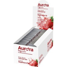 Nevamel® Aurora Boreale 100 Lü 5 ml Şase Çilekli Kayganlaştırıcı (KOD:100)