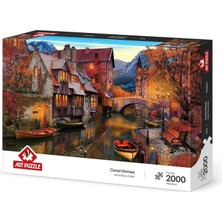 Nacario Art Puzzle Kanal Boyu Evleri 2000 Parça Puzzle