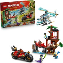 Nacario LEGO Nınjago Ninja Aracı Ağaç Ev Savaşı 71857-7 Yaş ve Üzeri Çocuklar Için Kai, Zane, Jay, Euphrasia ve Asit Canavarı Minifigürleri Içeren Yaratıcı Oyuncak Yapım Seti, Hediye Fikri (642 Parça)