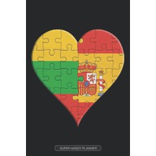 Nacario Planner: Lithuanian Spanish Flag United Heart Jigsaw Puzzle Flags Of Lithuania Spain