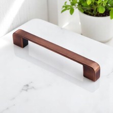 Nacario Gölcük Oval Eskitme Antik Bakır 128 mm Metal Mobilya Mutfak Çekmece Dolap Kulpu Kulbu Kulpları