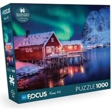 Nacario Blue Focus Games Blue Focus 1000 Parça Puzzle - Kuzey Işıkları (Northern Lights)