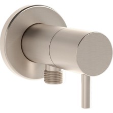 Nacario Vitra Origin A4521434 Ara Musluk,fırçalı Nikel