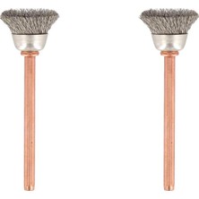Nacario Dremel 531 Paslanmaz Çelik Fırça, Paslanmaz Çelik ve Gümüş Temizleme, 13 Mm, 2'li