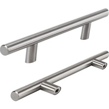 Nacario BADEM10 Rosemary Mobilya Mutfak Çekmece Dolap Kapak Kulpu Kulbu 160 mm Inox Metal Kulp