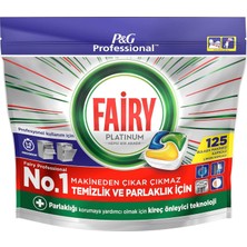 Nacario Fairy Proffesional Platinum Limon Kokulu Bulaşık Makinesi Deterjanı Kapsül 125 Yıkama