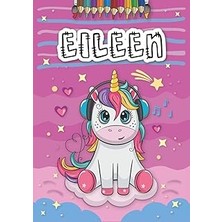 Nacario Eileen: Livre De Coloriage Personnalisé Pour Eileen | Licorne | Cadeau D'anniversaire Pour Fille ... | 4 À 8 Ans | 25 Motifs De Licorne Avec Le Prénom Eileen, Grand Format A4 (21 x 29.7 Cm)