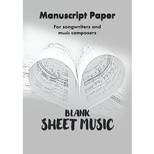 Nacario Manuscript Paper For Song Writers And Composers - Blank Sheet Music A4 Songwrıters / Musıc Composers Manuscrıpt Paper