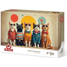 Nacario Art Puzzle Retro Yazına Hazır 500 Parça Puzzle