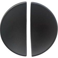 Nacario System 4716 Yarım Daire Oval Kulp Siyah Renk Tek Adet 32 mm Siyah Tek Ebat SSY4716 0032 Al6