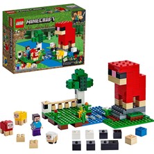 Nacario LEGO Minecraft Yün Çiftliği 21153 Yapım Oyuncağı (260 Parça)