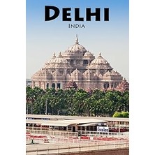 Nacario Not All Those Who Wander Are Lost, I Am Headed To Delhi: A Blank Sketchbook For Artists, Drawing, Doodling, Writing, And Recording Your Travels And ... Travel Lovers.: 100 Pages, 6x9 Matte Finish