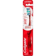 Nacario Colgate 360 Gelişmiş Optik Beyaz Yumuşak Beyazlatıcı Diş Fırçası