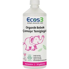 Nacario Ecos3 Organik Bebek Çamaşir Temizleyici (1000 ml - 30 Yıkama) 1 Paket(1 x 1000 Ml)
