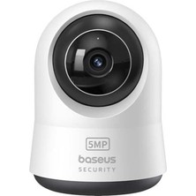 Nacario Baseus Security P1 Pro Iç Mekan 3k Wi-Fi Kamerası – Yapay Zeka Algılama, 360° Dönebilme, Gece Görüşü, 256GB’A Kadar Microsd Kart Desteği ve Sesli Asistan Uyumluluğu,dijital Zoom – Beyaz