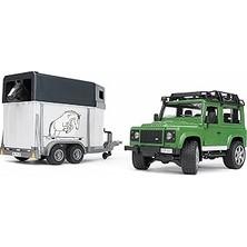 Nacario Bruder - Land Rover Arazi Aracı & At Nakil Aracı Ölçekli Model