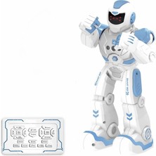 Nacario Oyuncak Uzaktan Kumandalı ve El Sensörlü Şarjlı LED Işık Moonwalk Yürüyen Akıllı Robot 19 Fonksiyonlu Robot