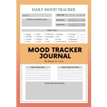 Nacario Independently Published Mood Tracker Journal: Daily Mood Tracker For Mental Health, Anxiety And Depression With Prompts | Self Care Journal For Women And Girls