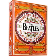 Nacario THEORY11 The Beatles Premium Oyun Kartları – Turuncu Deste