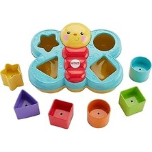 Nacario Fisher-Price Şekil Eşleştirme Arkadaşı Kelebek Fisher-Price Şekil Eşleştirme Arkadaşı Kelebek, 6 Bloklu, Şekil Eşleştirme Oyunu CDC22 CDC22