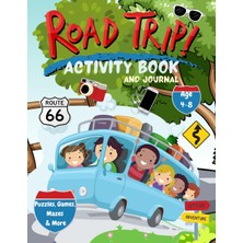 Nacario Independently Published Road Trip Activity Book & Journal: Interactive Travel Notebook And Activities For Kids Age 4-8 / Puzzles, Mazes, Games & More
