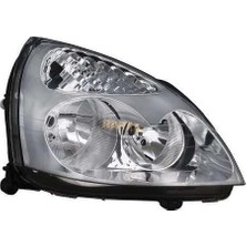 Nacario Far Sağ Manuel Krom Çerçeveli Renault Clio 2001-2009 Ayf 202256