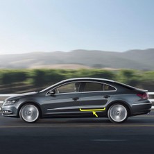 Nacario Sol Arka Kapı Çıtası Kromaj 3C8853073B Vw Passat cc ile Uyumlu 2013-2017