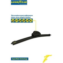 Nacario Goodyear Mıtsubıshı Pajero V60-V70 2000-2006 Silecek Süpürgesi Ön Muz Tipi 500MM+500MM