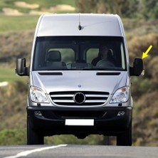 Nacario Sol Dikiz Aynası Üst Camı Isıtmalı A0028115233 Mercedes Sprinter ile Uyumlu 2007-2016