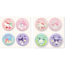 Nacario Miniso Sanrio Lisanslı Metal Rozet