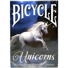 Nacario Bicycle Anne Stokes Unicorns Oyun Kartları