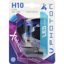 Nacario Photon Ampul H10 12V 42W Xen Vision (Tekli Blister) (Beyaz Işık) 6000K Pht PH5510 Dv B1