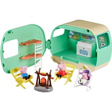 Nacario Peppa Pig Üç Küçük Domuzcuk Karavan Oyun Seti, 3 Figürlü, Evie Dahil, 3 Yaş ve Üzeri Kız ve Erkek Çocuklar Için Okul Öncesi Oyuncaklar