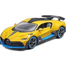Nacario Maisto Bugatti Divo Model Araba 1:24 Ölçeğinde Hareketli Kapılı Sarı (531526Y)