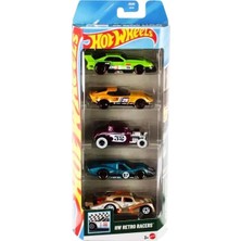 TeknoKapsül Hot Wheels 5'li Araba Seti - JBJ86 Hw Retro Racers