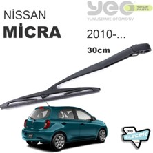 Nacario Yeo Nissan Micra ile Uyumlu Arka Silecek Kolu Set 2010-...