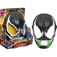 Nacario Marvel Spider-Man Venomversus Venom Karanlıkta Parlayan Maske, Süper Kahraman Oyuncakları - Ingilizce Versiyonu