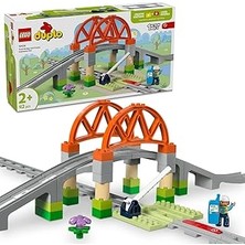 Nacario LEGO Duplo Town Tren Köprüsü ve Rayları Ek Macera Seti 10426 – 2 Yaş ve Üzeri Erkek ve Kız Çocuklar Için Inşa Edilebilir Eğitici Oyuncak Yapım Seti, Hediye Fikri (42 Parça)