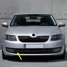 Nacario Ön Tampon Sağ Sis Farı Kapağı 5E0807682 Skoda Octavia 3 A7 ile Uyumlu 2013-2017
