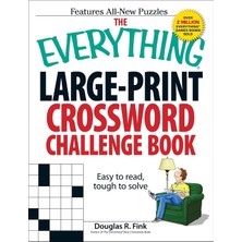 Nacario The Everything Large-Print Crossword Challenge Book: Easy To Read, Tough To Solve