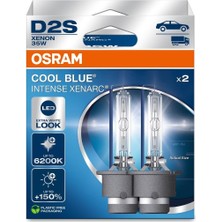 Nacario Osram Ampul D2SCBI 35W P32D-2 2x2 Tr QR2B Xenarc Cool Blue Intense Next Gen Osr 66240CBN-2HB